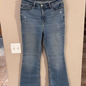 Old Navy Blue Flare Wide Leg Jeans